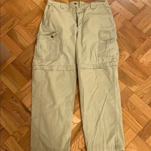 L.L Bean Men’s Cargo Zip Off Pants